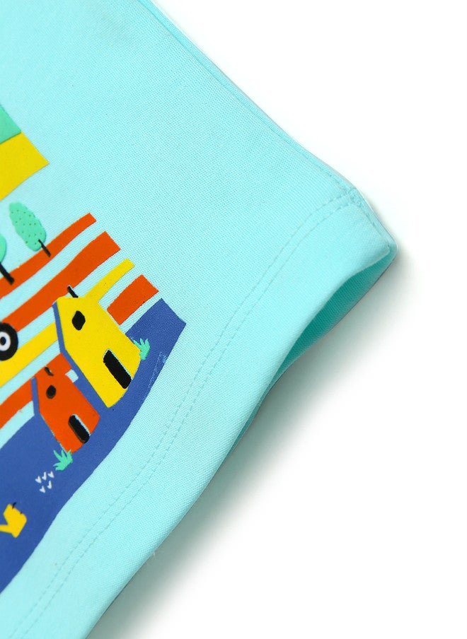Bontots Infant Boys Organic Cotton T-Shirt with Abstract Print - Image 5